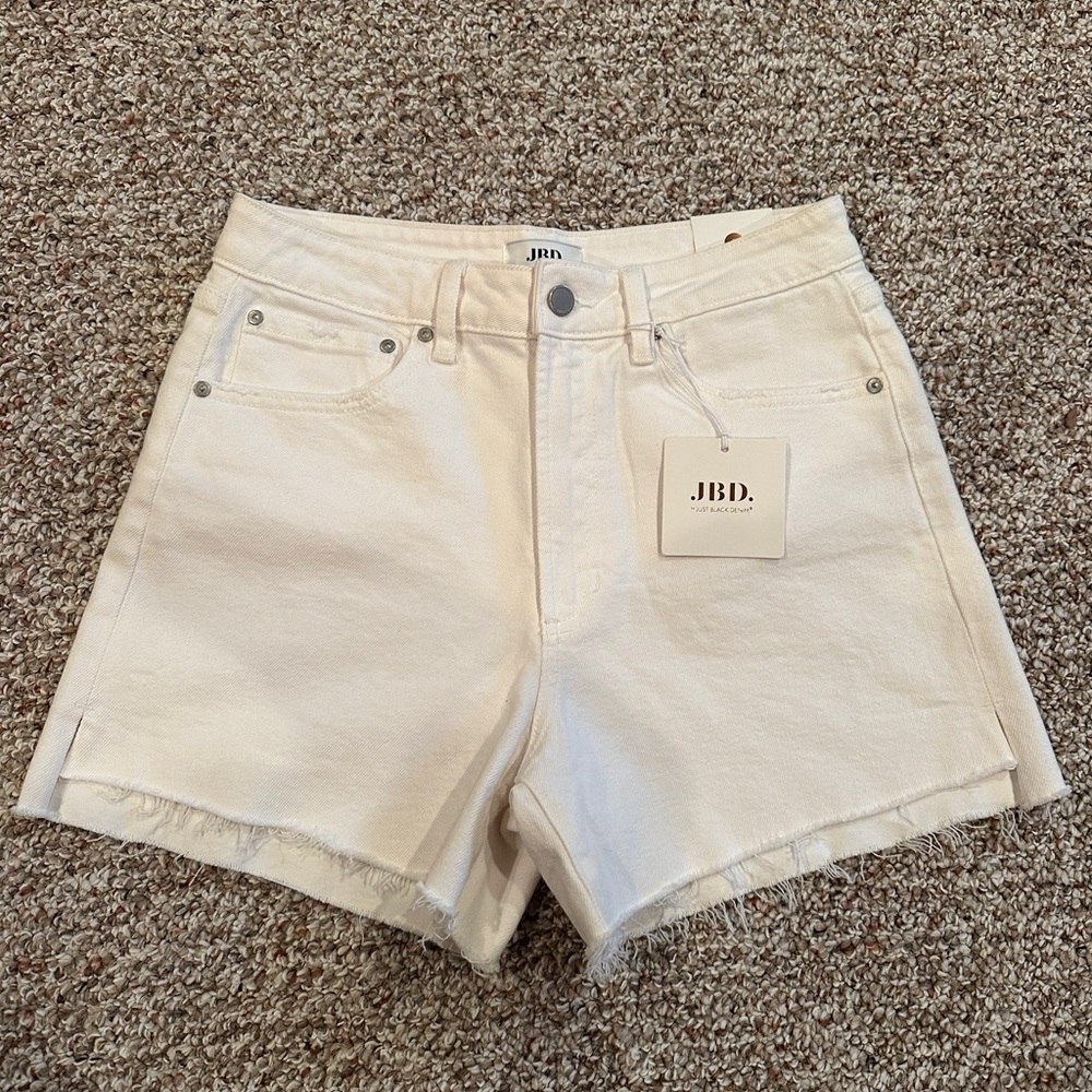NWT Just Black Denim high right vintage shorts
